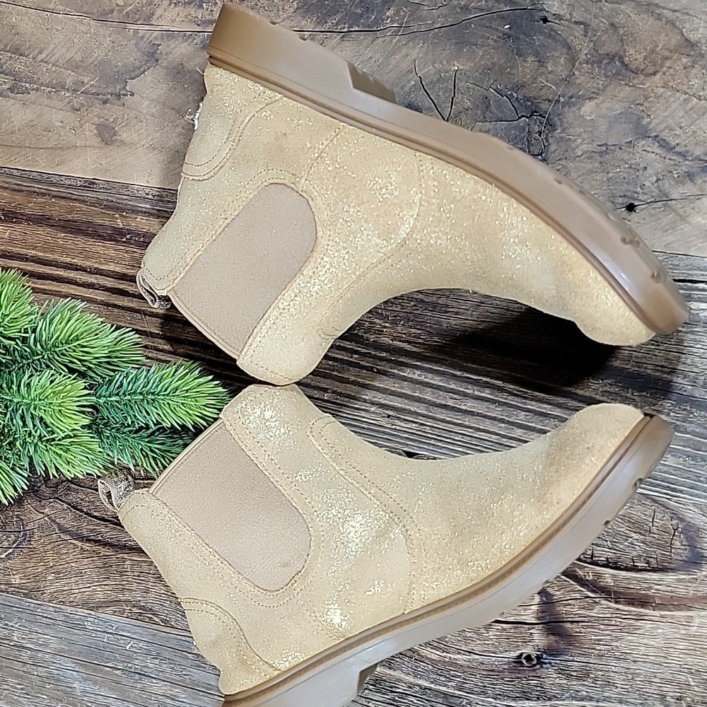 UGG Youth Chelsea Metallic Bolden Ankle Boot Y5~W6 - Picture 2 of 14